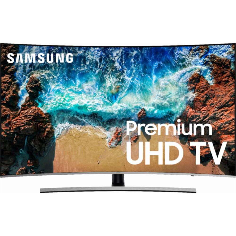 Samsung - LED - Curved - NU8500 Series - 2160p - Smart - 4K UHD TV with ...