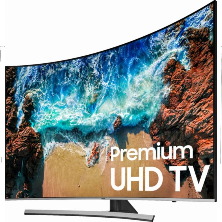 Samsung - LED - Curved - NU8500 Series - 2160p - Smart - 4K UHD TV with ...